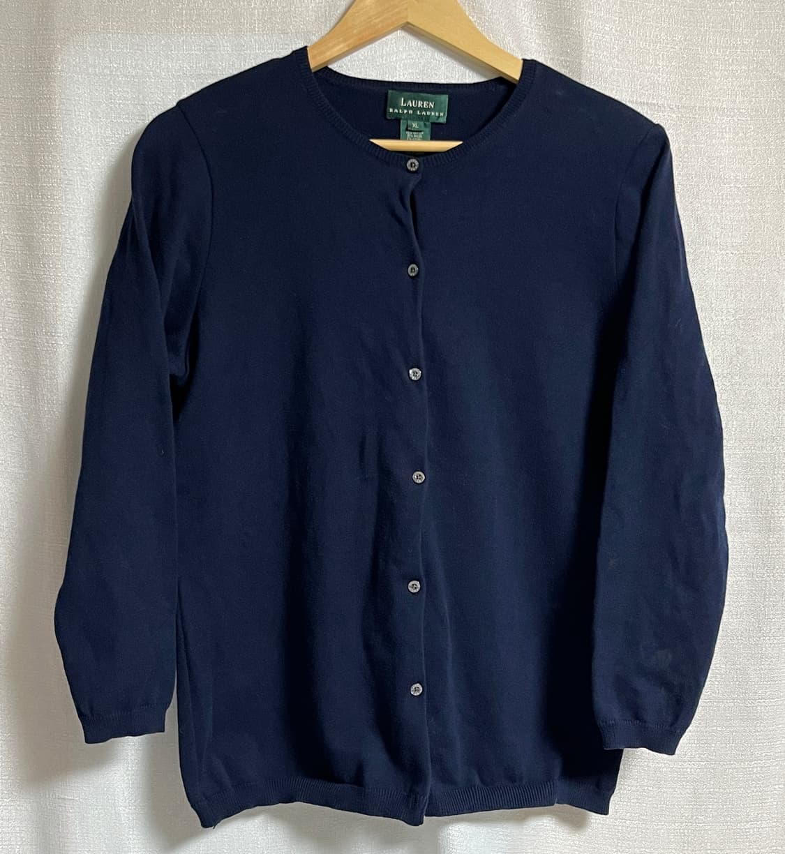 폴로 랄프로렌 U넥 네이비 가디건 XL 상품이미지1