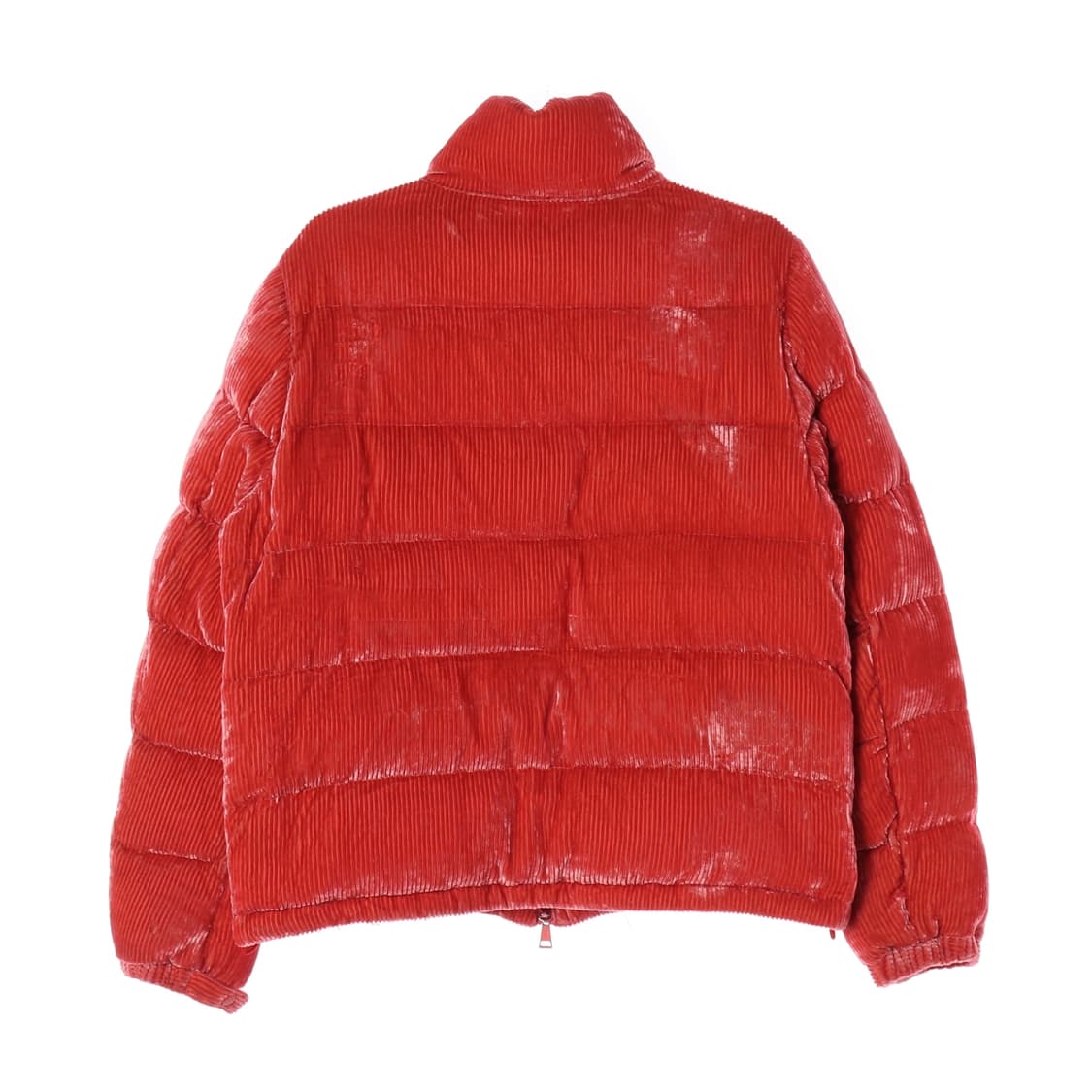 몽클레어 벨벳 코듀로이 다운 재킷 숏 패딩 2WAY 집업 푸퍼 레드
 상품이미지3