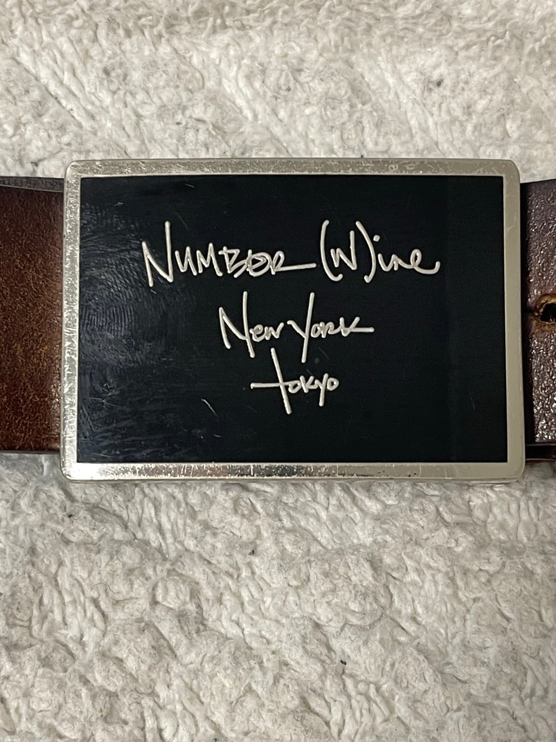 넘버나인(Number (n)ine) 가죽 벨트 상품이미지2