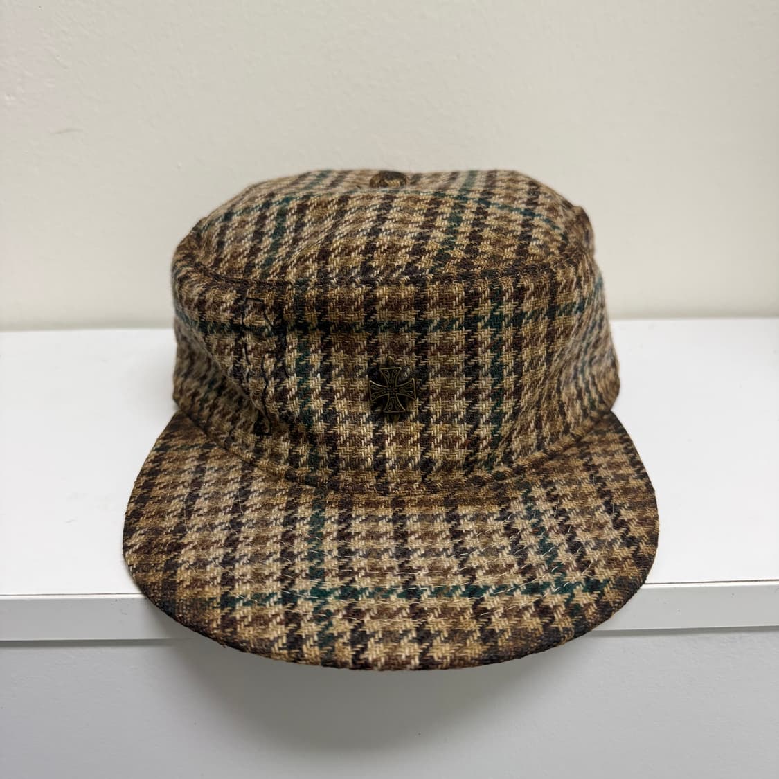 VINTAGE 체크보드 언더마이카 참 커스텀 박스 캡 상품이미지2