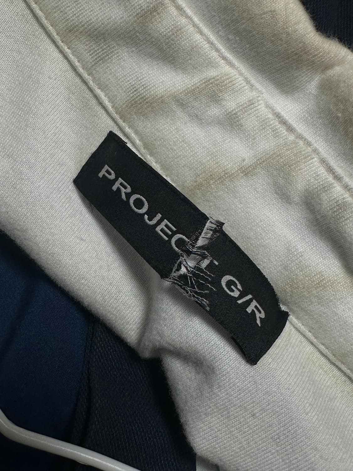 Project G/R Bullied Polo Shirts Navy 상품이미지2
