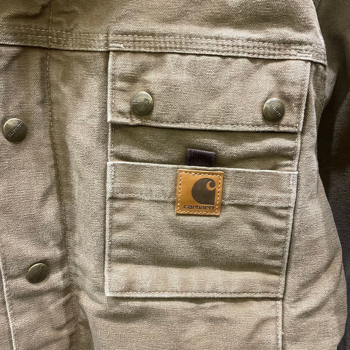 칼하트 후드 쉐어링 자켓 상품이미지3