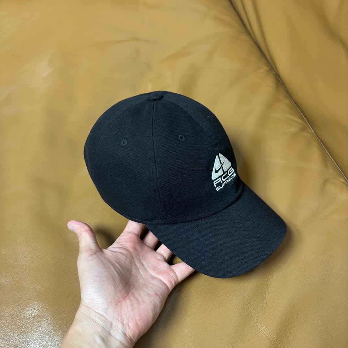 Supreme x Nike 슈프림x나이키 ACG 블랙 6패널 볼캡 모자 상품이미지3
