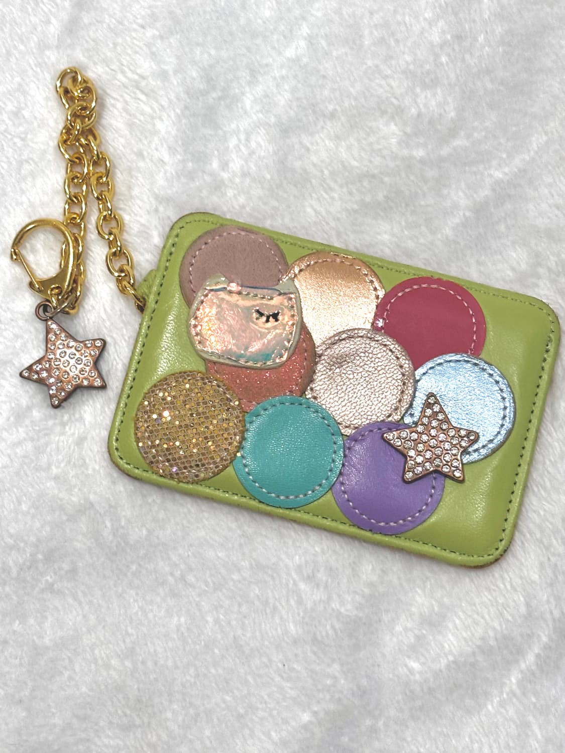 Tsumori Chisato 츠모리 치사토 라임그린 패스케이스 상품이미지1