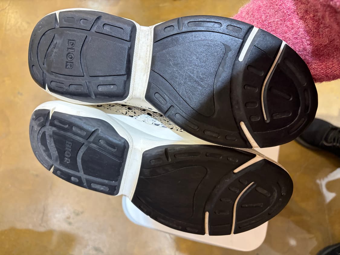 디올 오블리크 스니커즈 블랙/화이트 상품이미지6