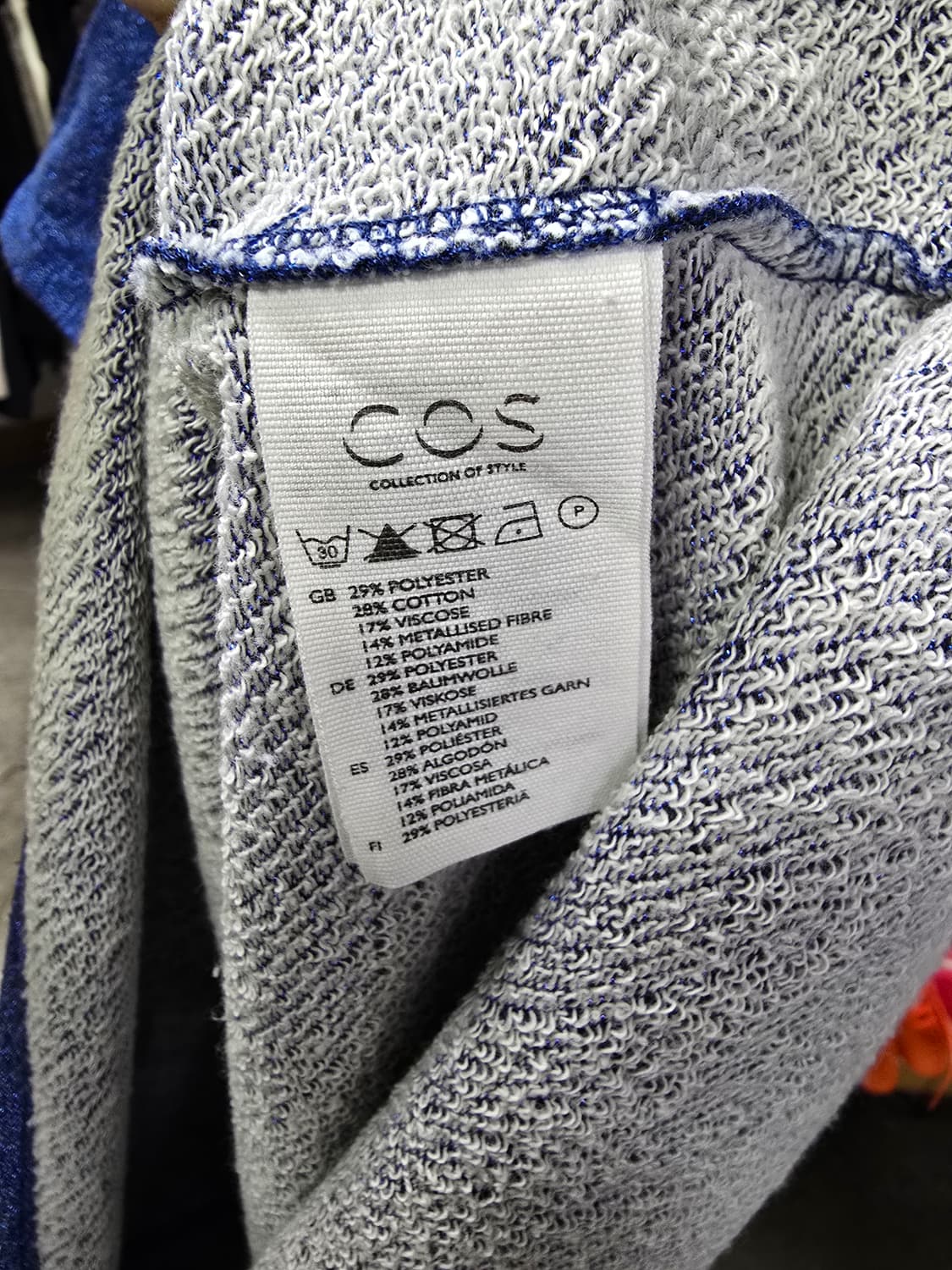 COS 블루 반팔 원피스 (1309) 상품이미지4