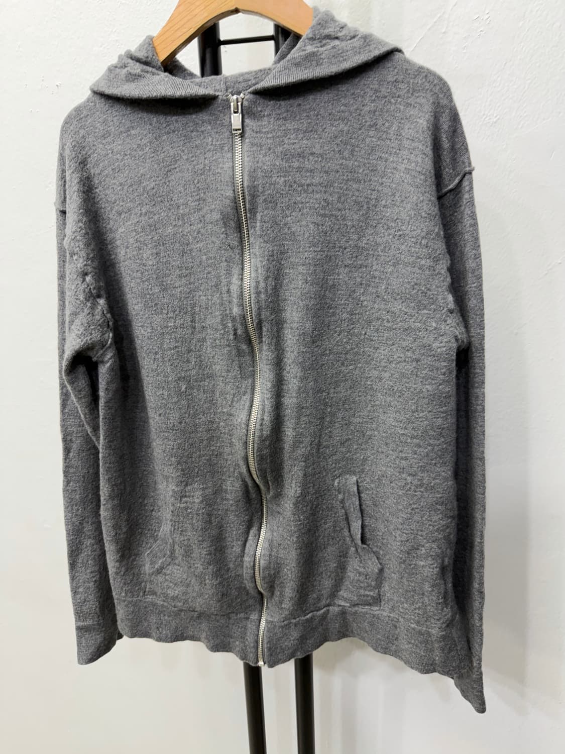 정품) 쟈딕앤볼테르 메리노울 니트 집업 XL 상품이미지3