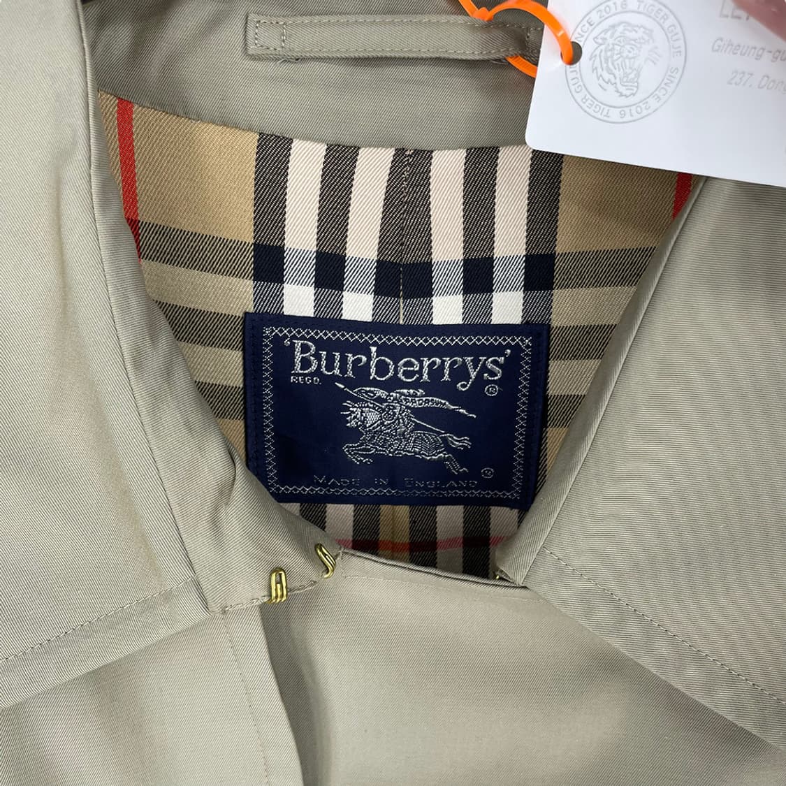 버버리 더블 프렌치코트 상품이미지5