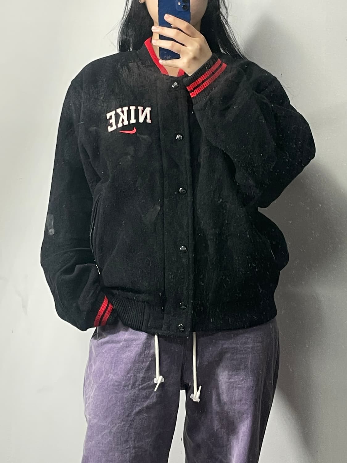 나이키 90's 빅로고 바시티 자켓 100 상품이미지2