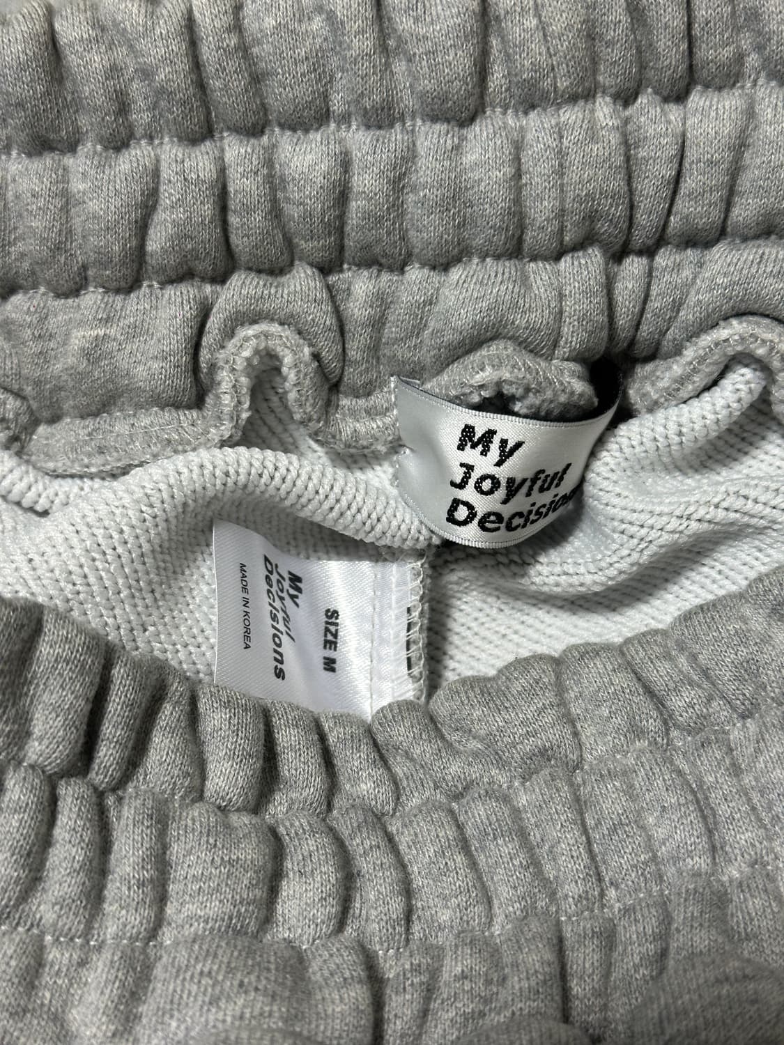 M사이즈) MJD 사이드 스냅 와이드 헤비 스웻팬츠 상품이미지4