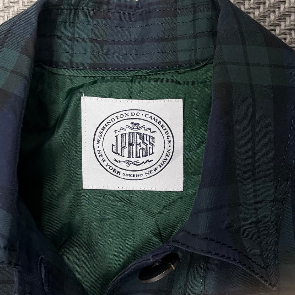 제이프레스 블랙와치 체크 자켓 v1021 상품이미지5