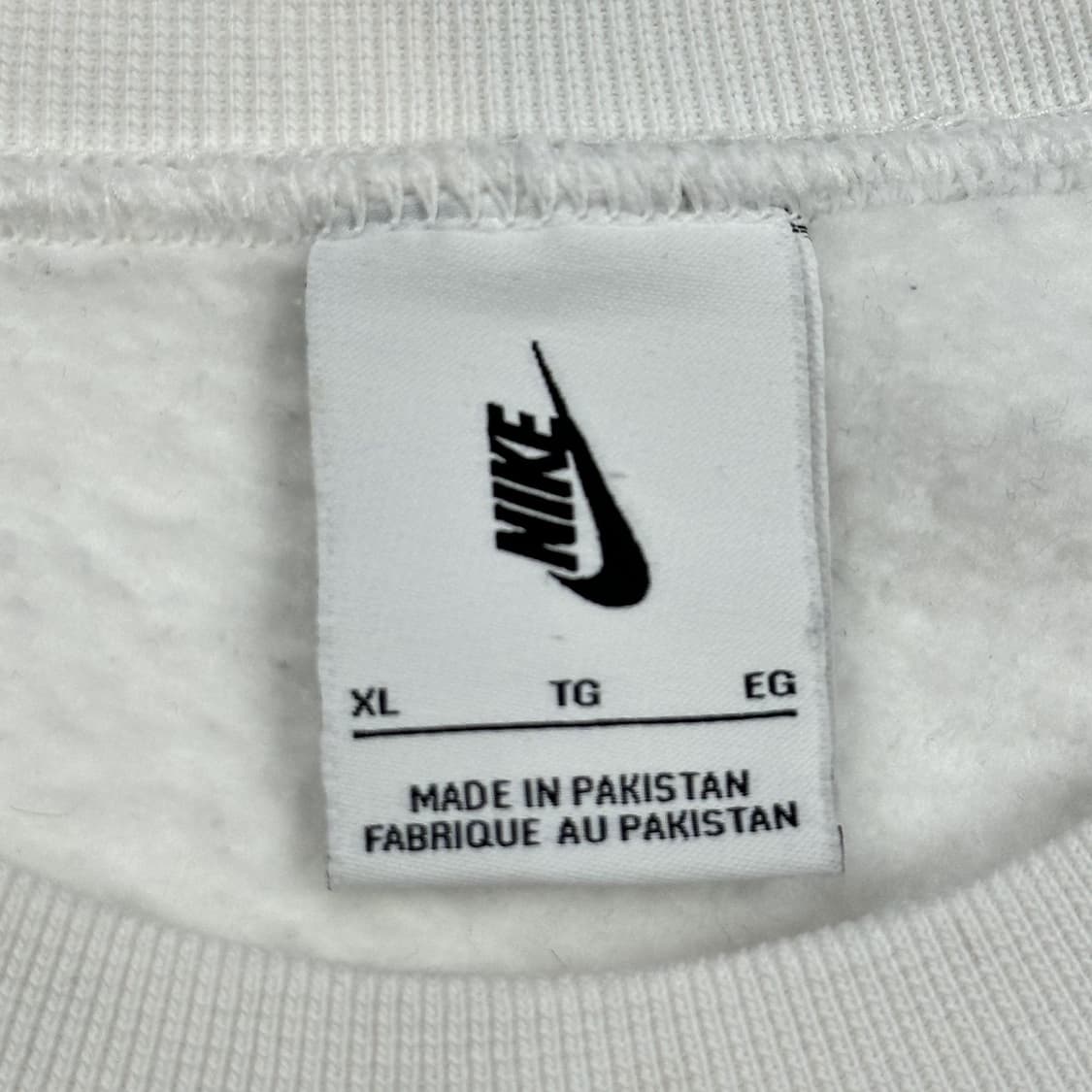 나이키 NRG 타이다이 헤비 코튼 화이트 맨투맨 (XL) 상품이미지7