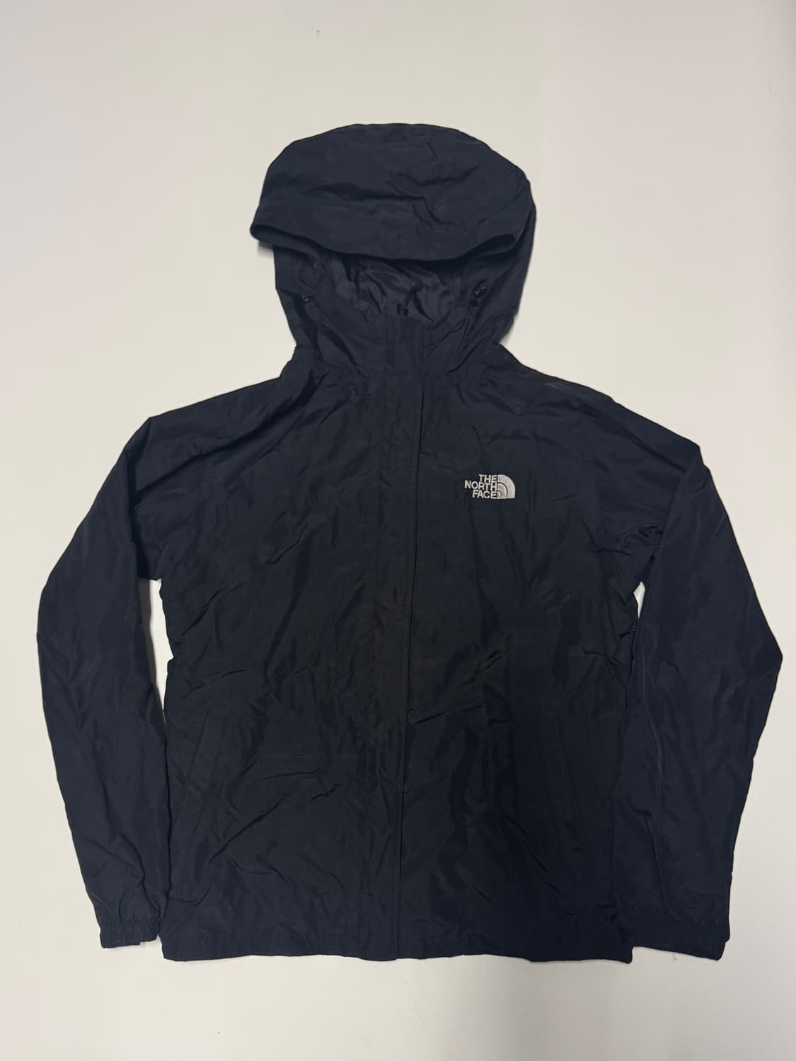 여성 노스페이스 나일론 후드 바람막이 S 블랙 상품이미지1