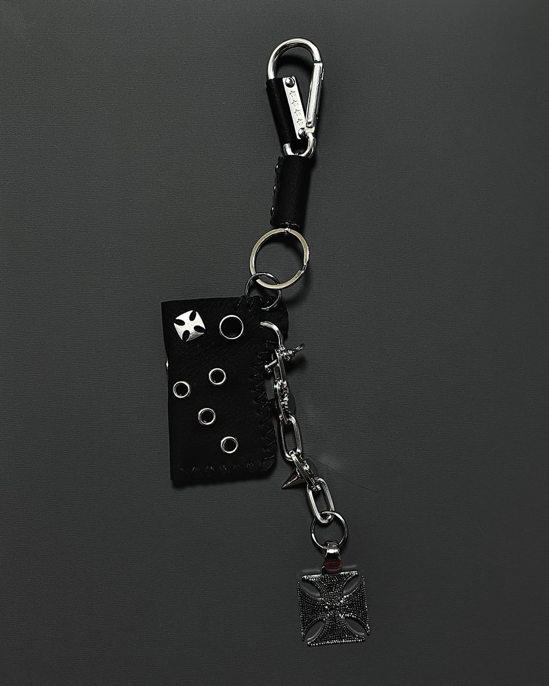 플러스 레더 카라비너 키링 상품이미지7