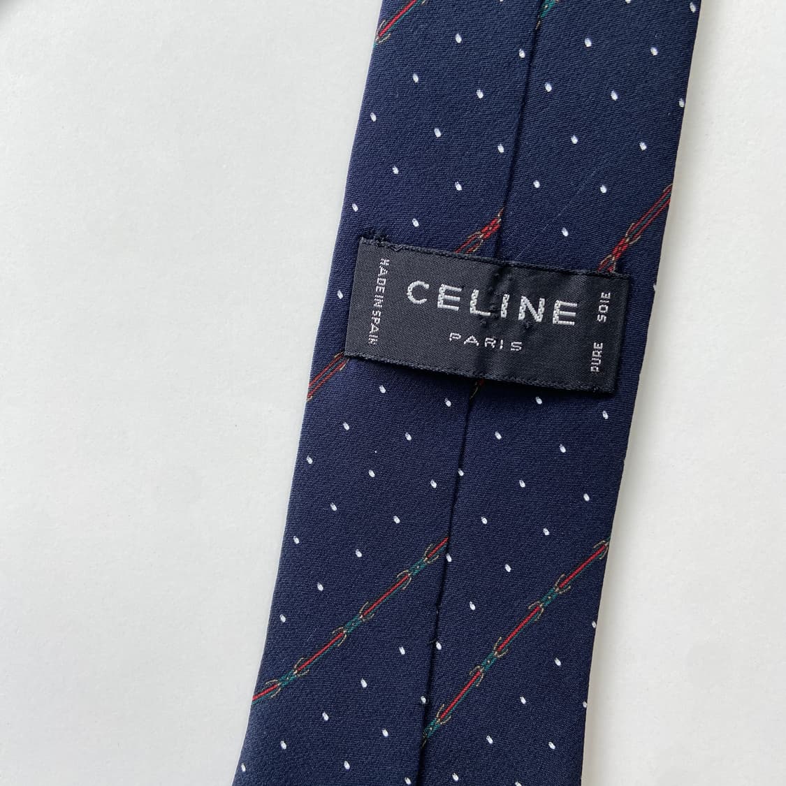 셀린느(celine) 심플로고 명품 정품 넥타이 7.7cm 상품이미지7