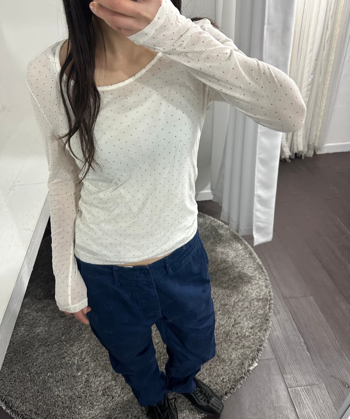 23esport dot slim top 상품이미지3