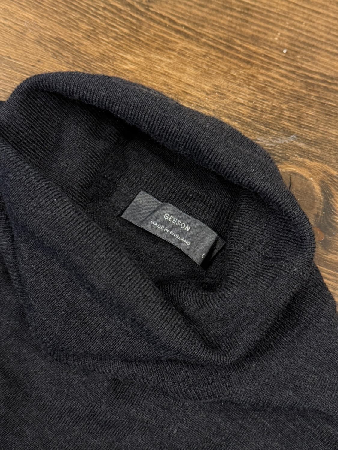 Geeson 메리노울 터틀넥 니트 100 상품이미지7
