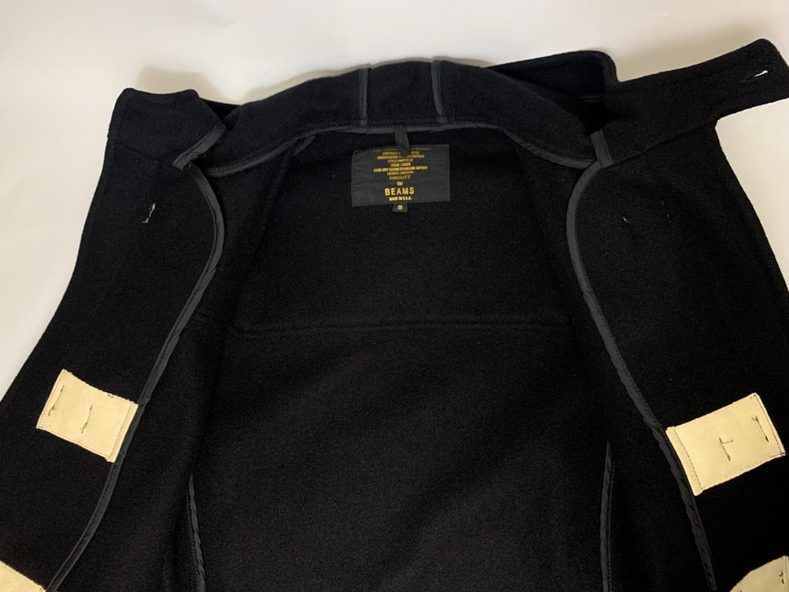 BEAMS x Fidelity 빔즈 피델리티 울 더플코트 S 상품이미지5