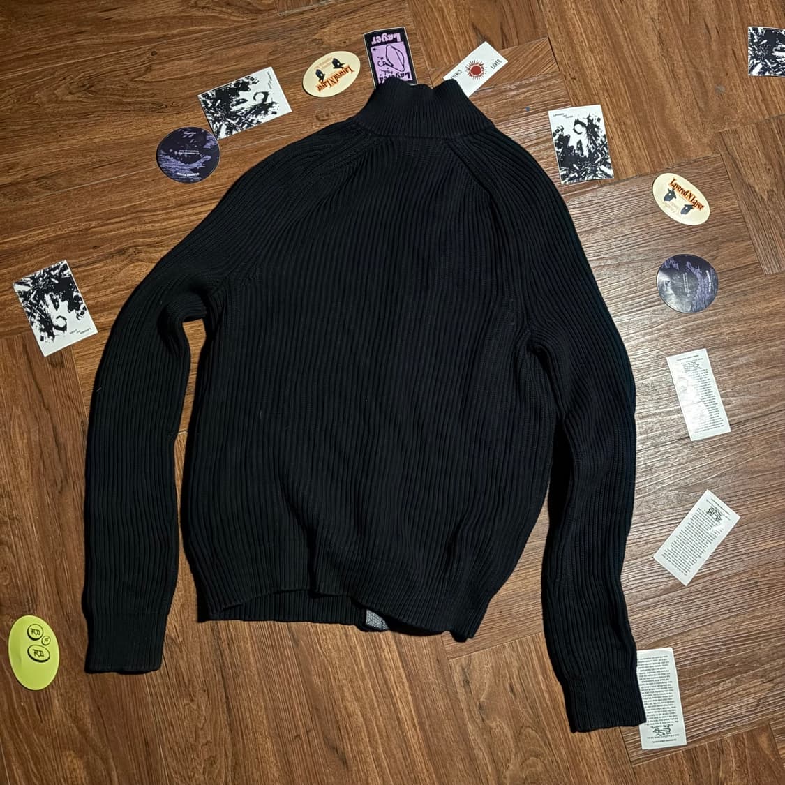 2015 fw armani exchange 슬림핏 집업 니트 상품이미지3