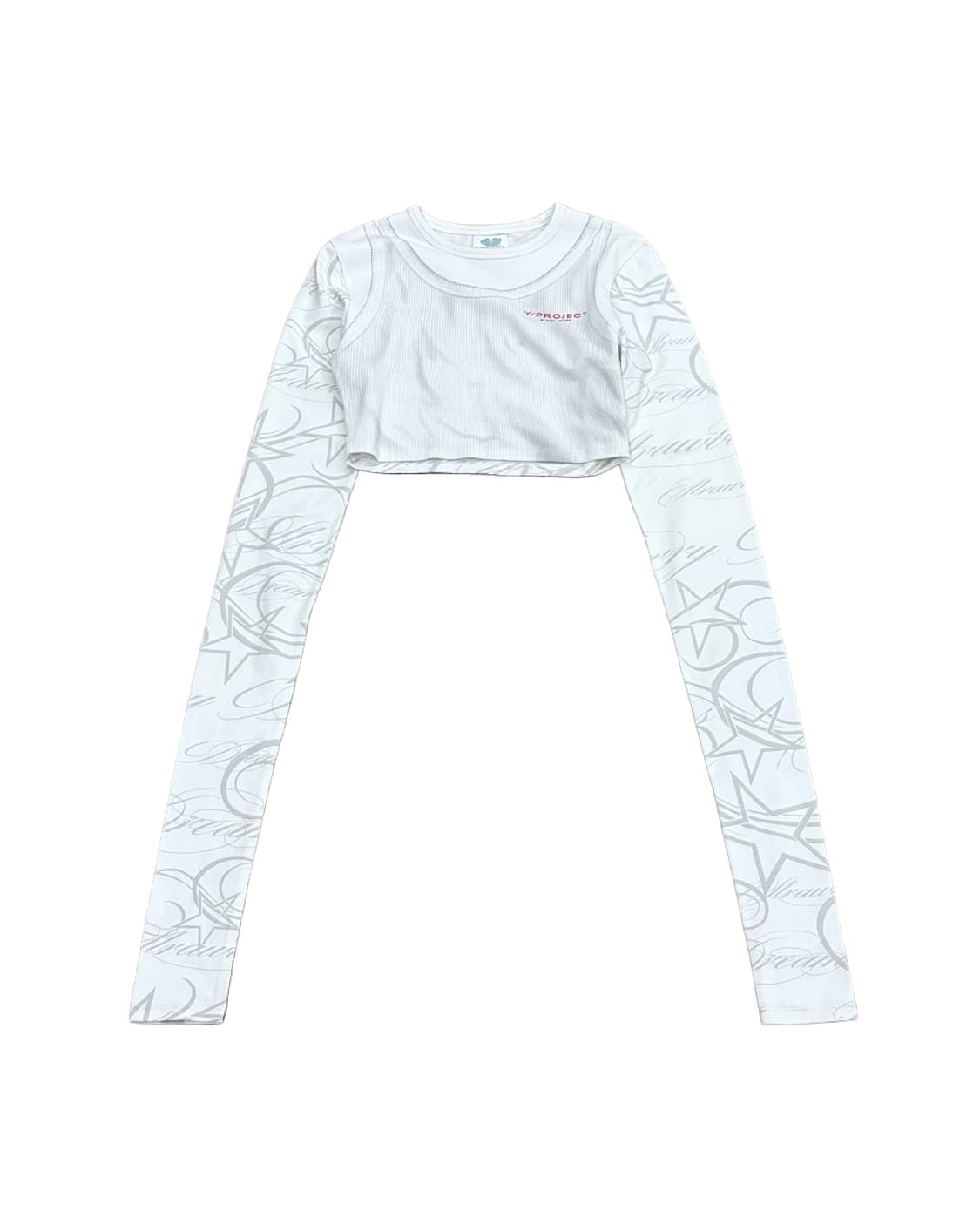 헤븐 와이프로젝트 수퍼 롱슬리브 크롭 탑 상품이미지1