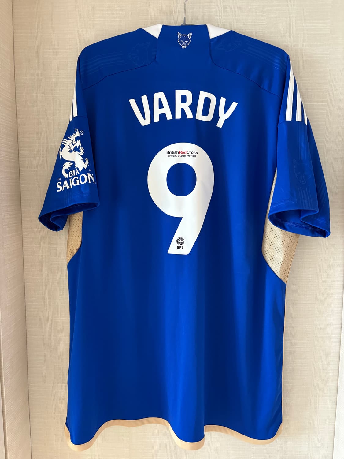 23-24 레스터시티 홈 제이미 바디 유니폼 정품 상품이미지1