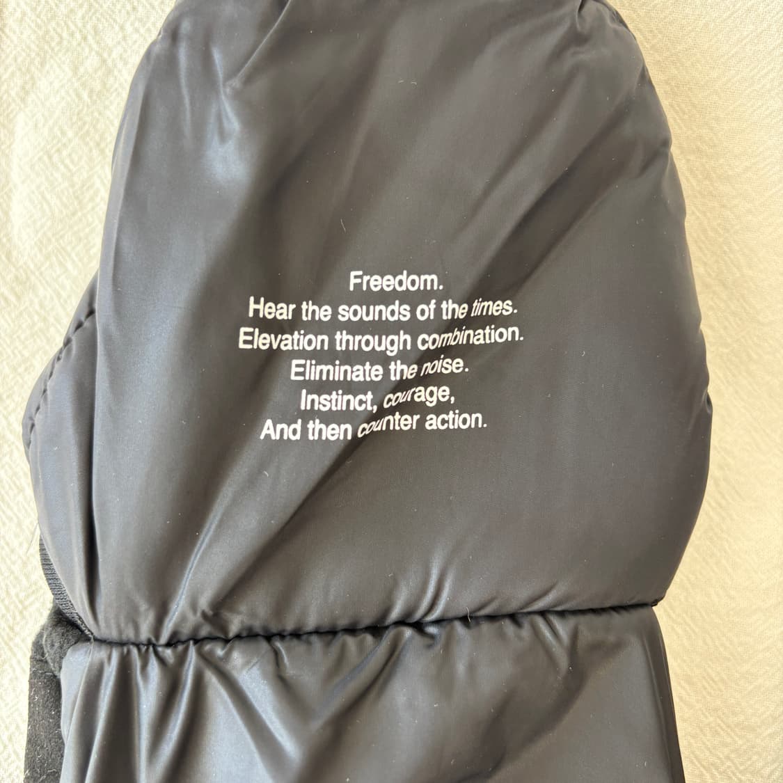 UNDERCOVER x GU 장갑 (블랙) 상품이미지3