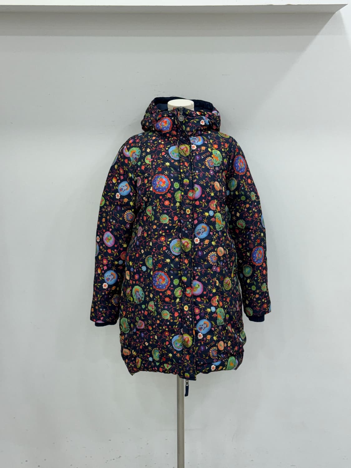 오일릴리 양면 오리털 패딩 상품이미지1