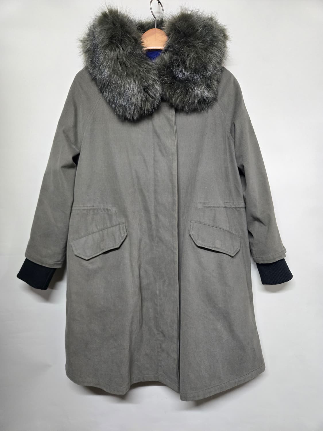 Molliolli  몰리올리 퍼  후드 코트 EUR38/USA M 상품이미지1