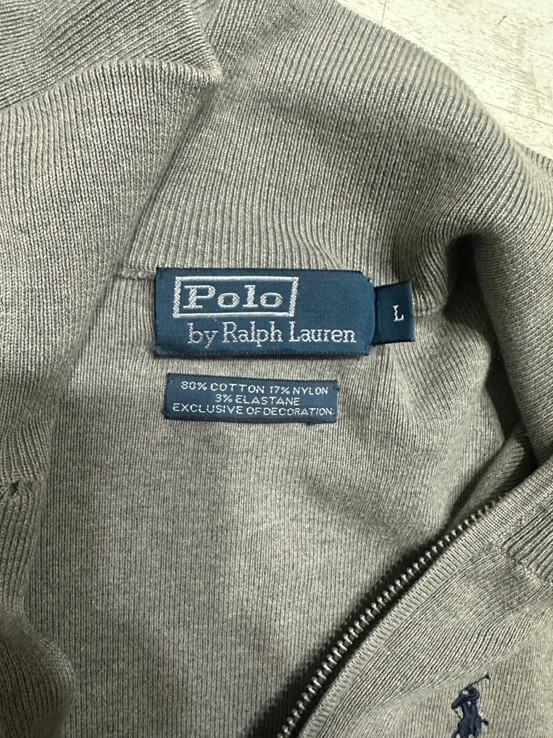 폴로 집업 L 상품이미지2