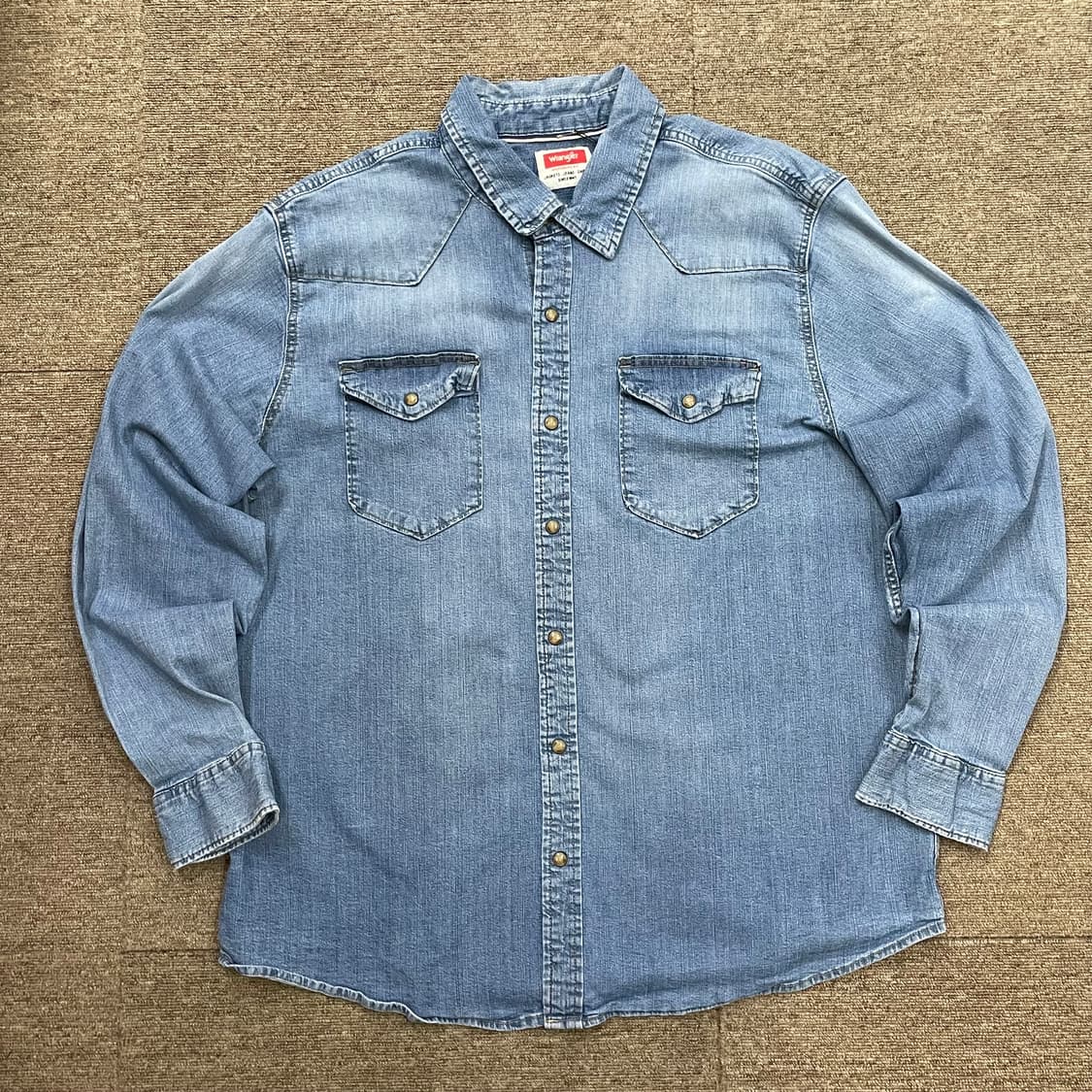 (2XL) Wrangler 랭글러 웨스턴 데님 셔츠  상품이미지1