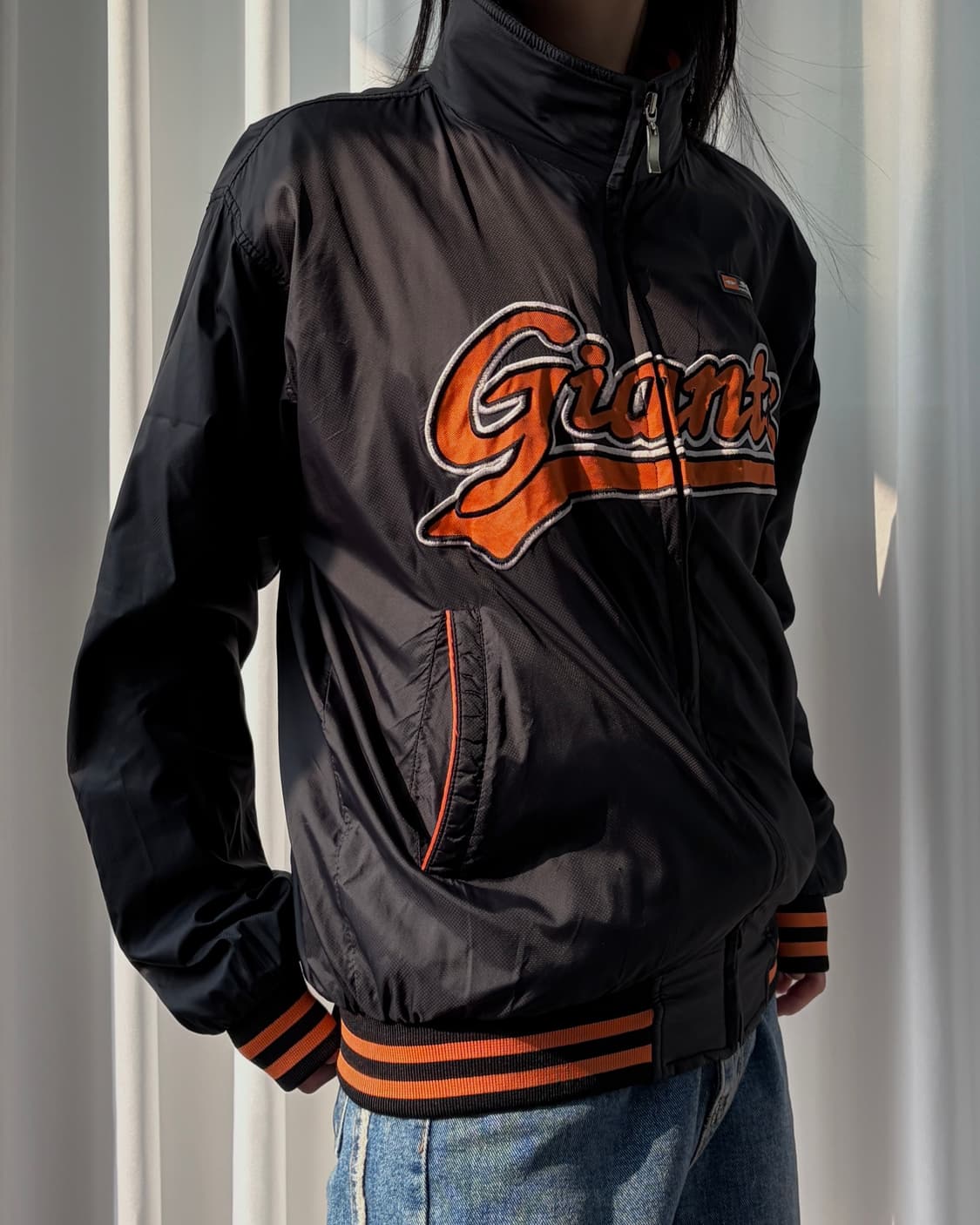 [M]롯데 자이언츠 춘추용 베이스볼 바람막이 자켓 상품이미지1