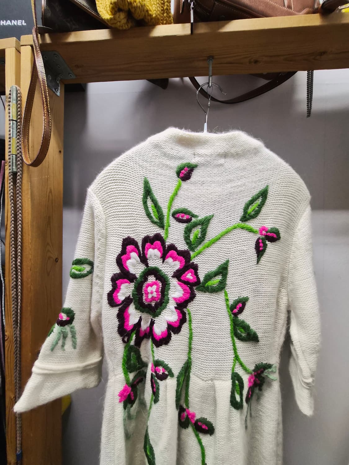 수입 입체자수 니트코트&롱가디건 2.수입 진주 레이스 샤 스커트 상품이미지6