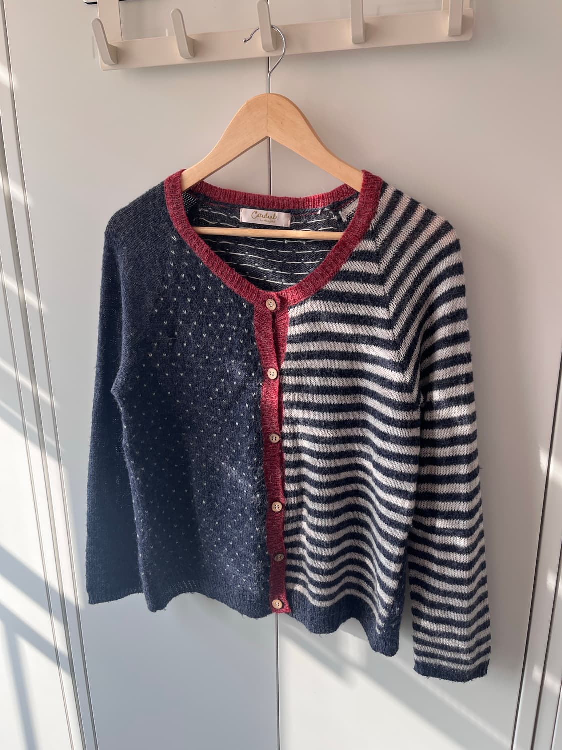 Catedral 믹스 패턴 니트 가디건 상품이미지7