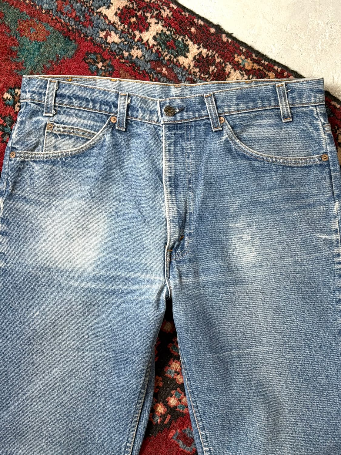 80's USA Made 빈티지 리바이스 517 오렌지탭 부츠컷 상품이미지5