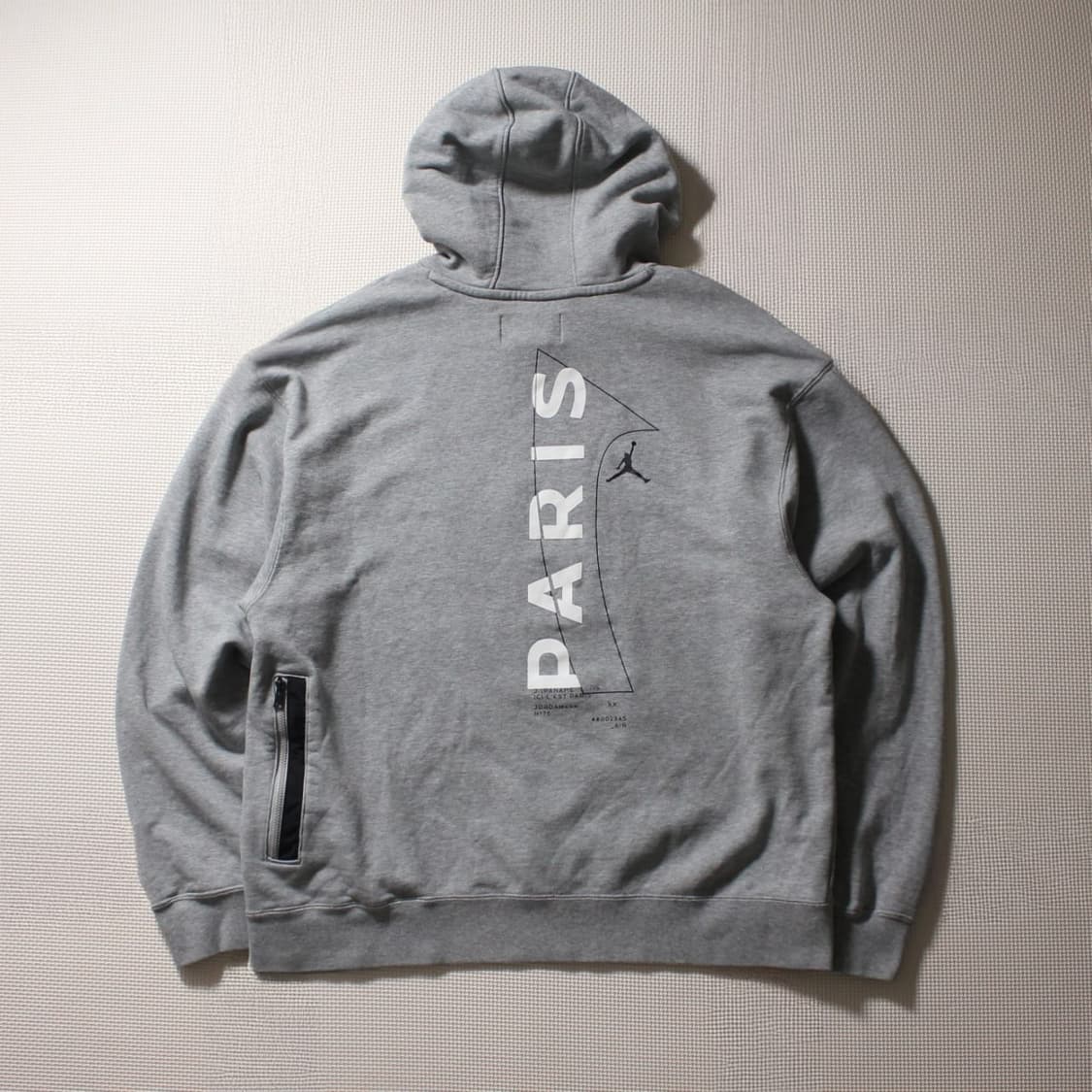 Nike Jordan 나이키 조던 파리생제르망 그레이 기모 후드 티 상품이미지2