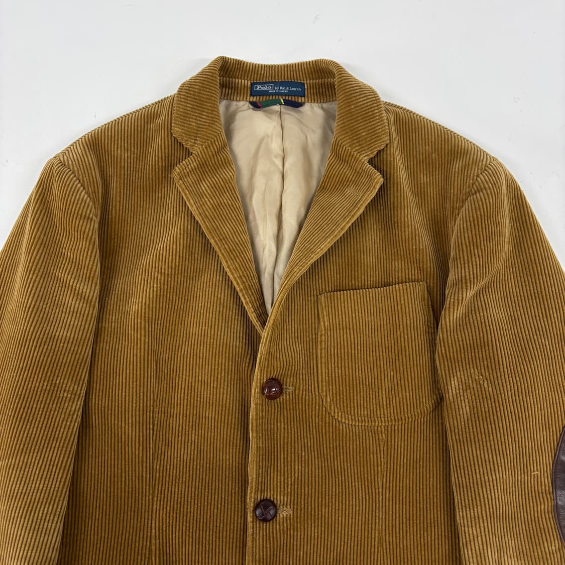 폴로 코듀로이 레더 패치 블레이저 자켓 상품이미지2