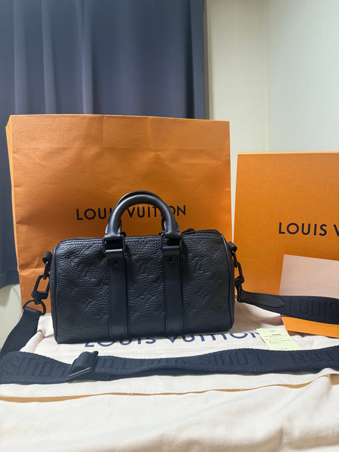 루이비통 반둘리에 키폴25 토뤼옹 블랙 풀구성 상품이미지2