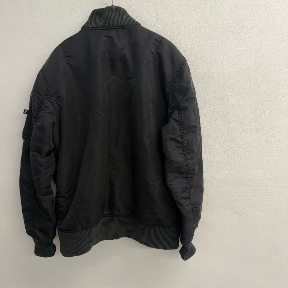 알파인더스트리 MA-1 블랙 봄버 자켓 L 상품이미지5
