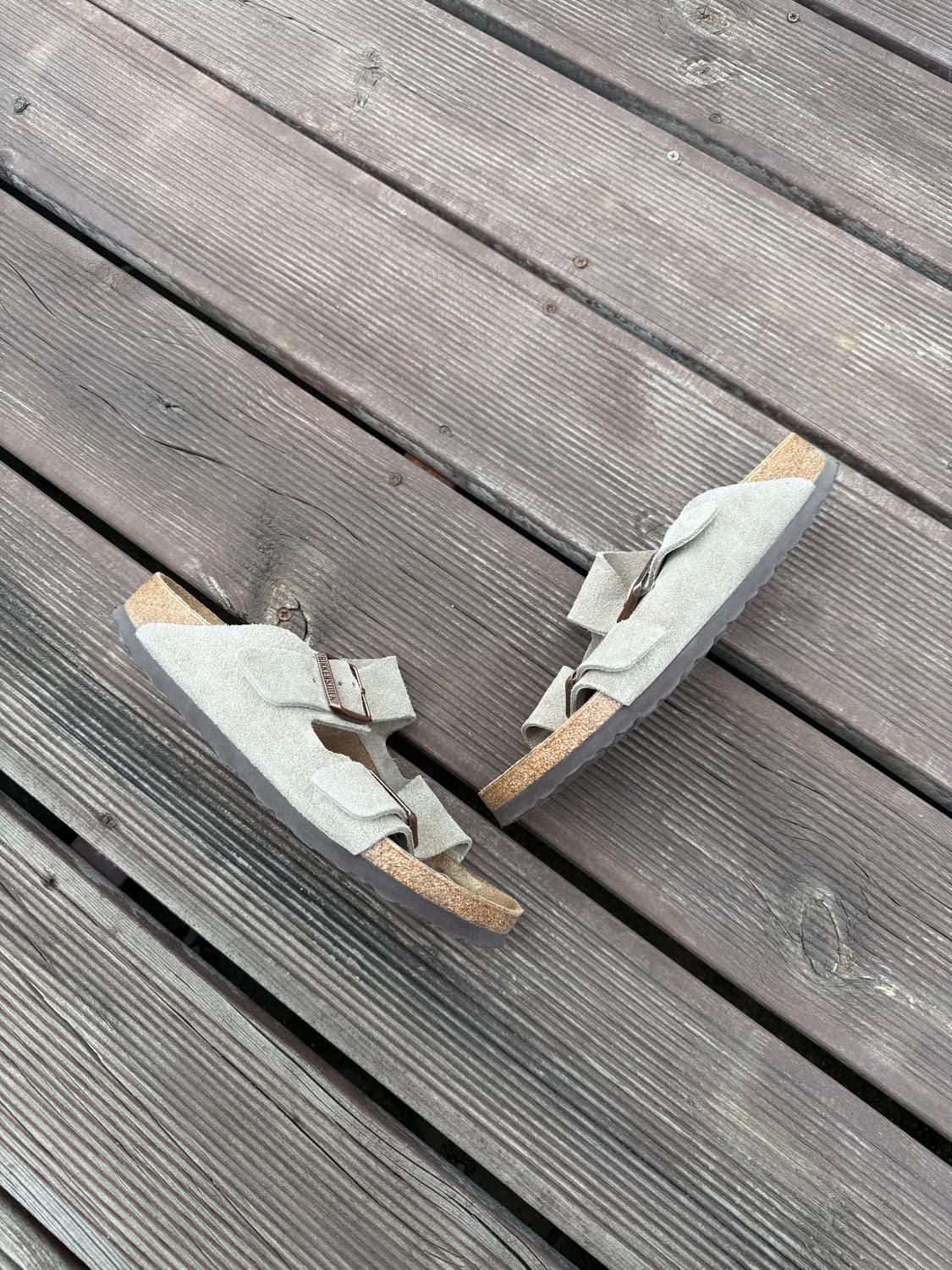 버켄스탁 아리조나 스웨이드 타우페 EU39 (250) 내로우 상품이미지3