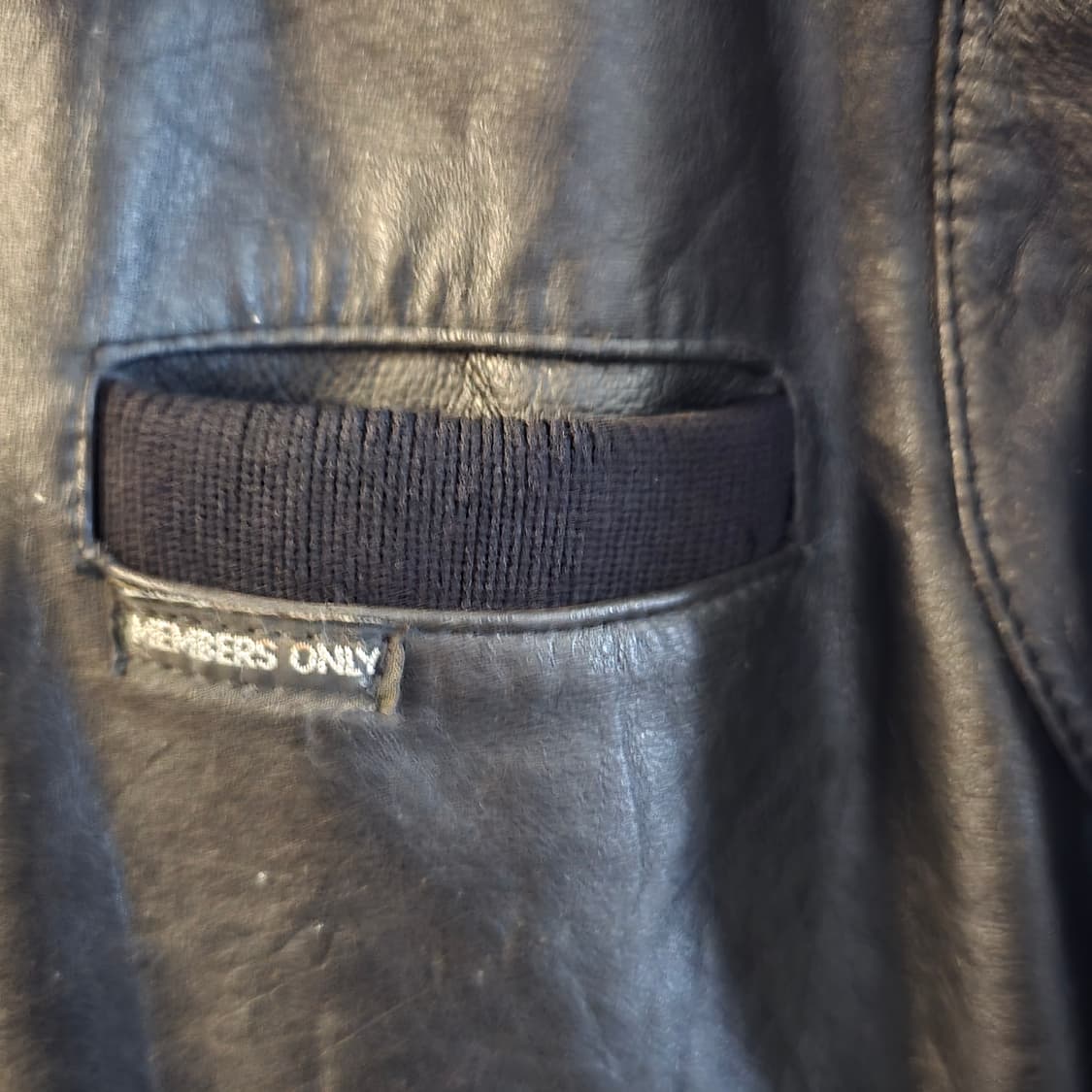 멤버스온리 레더 자켓 블랙 바이커 90s 빈티지 상품이미지7