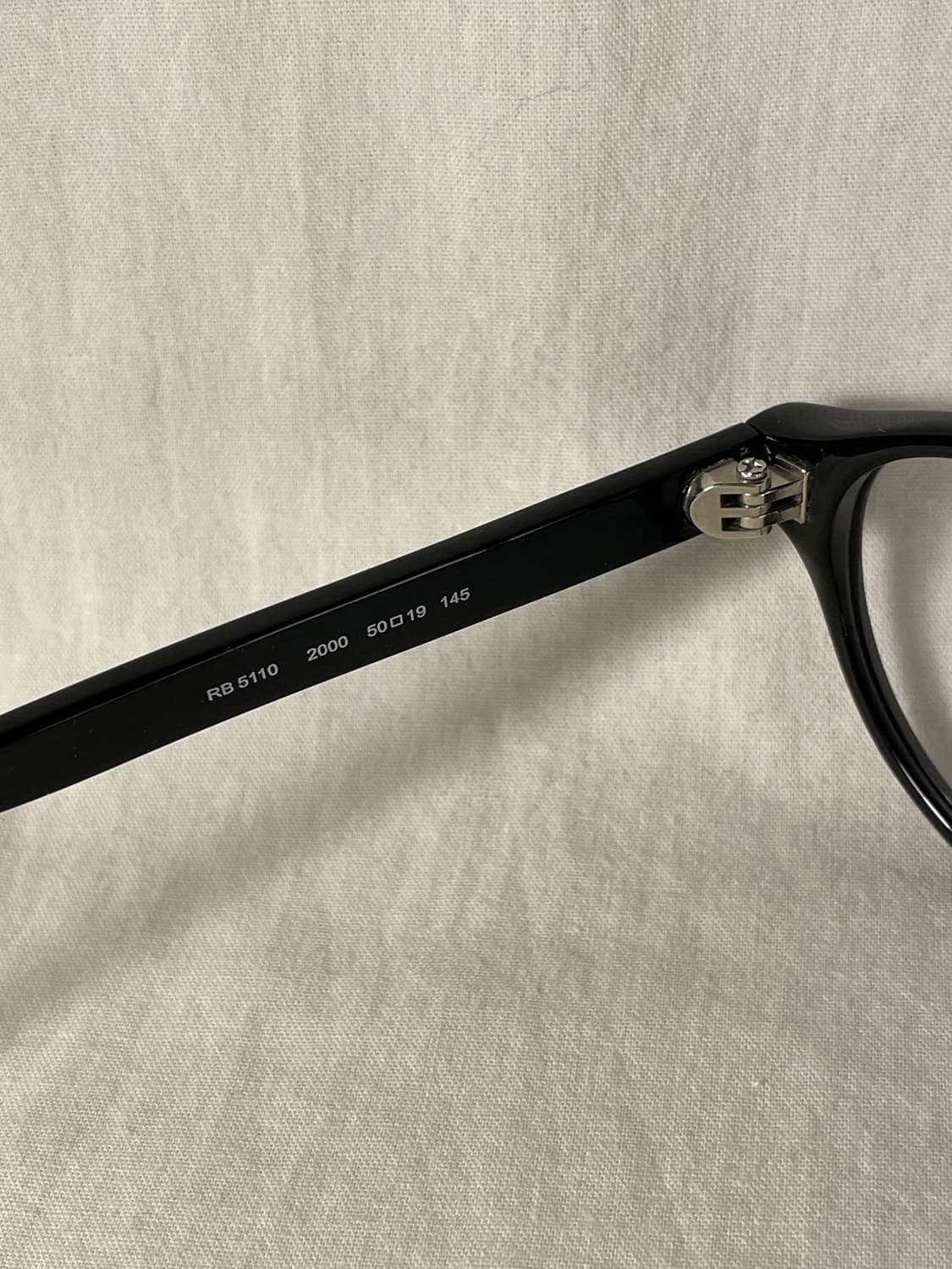 Ray-Ban 레이벤 일본생산 PB5110 블랙 뿔테 긱시크안경 상품이미지5