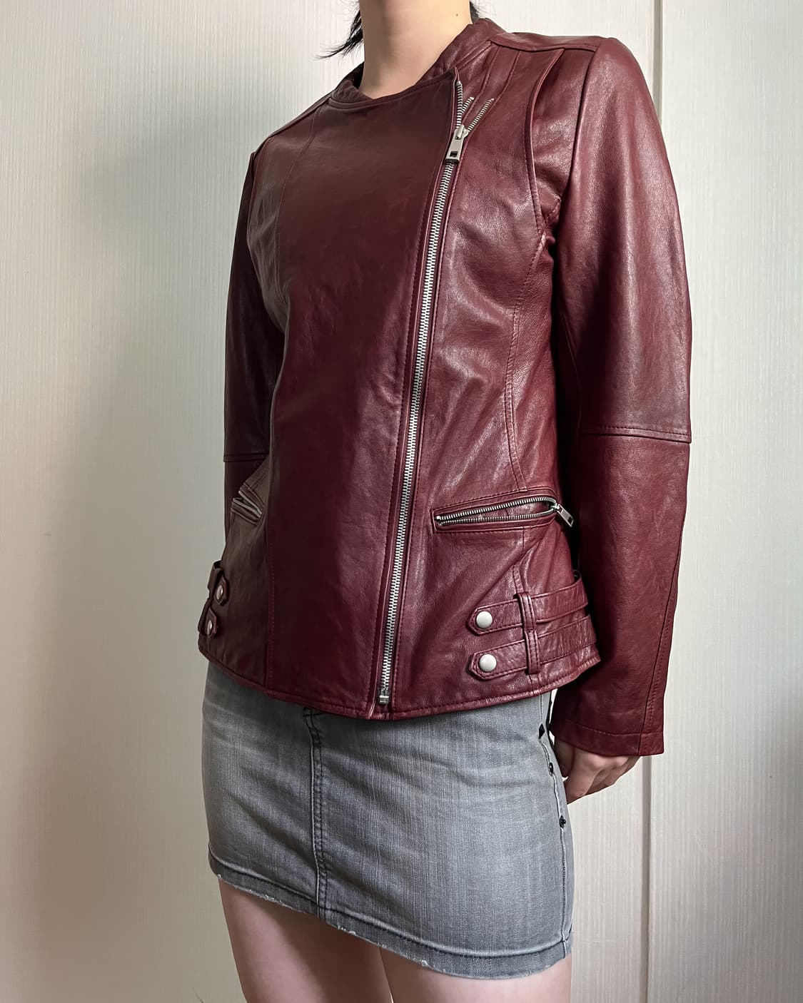 Leather rider jacket | 후루츠패밀리