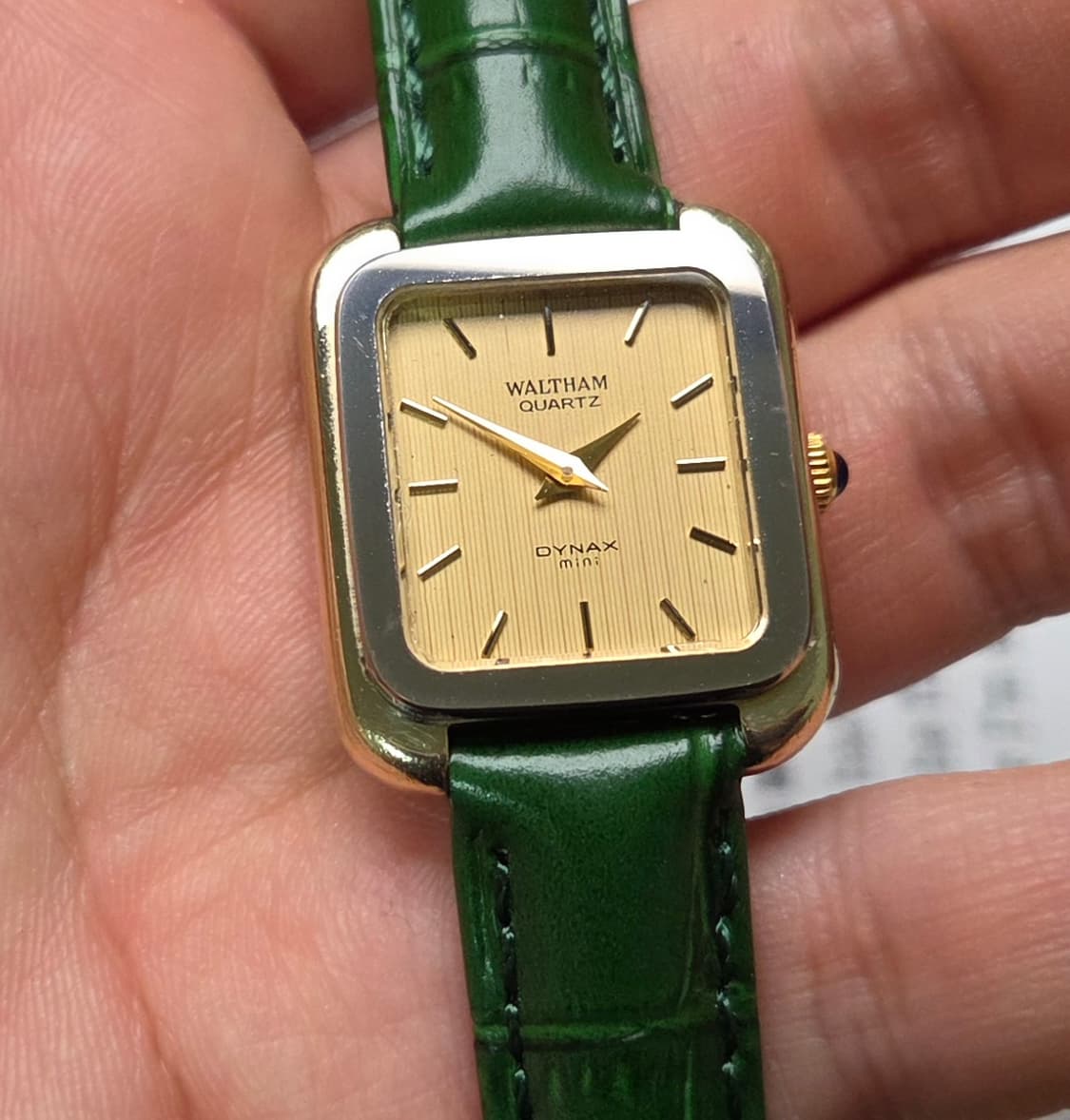 빈티지 월쌈 다이낙스 사각탱크 샴골판 칼침핸즈 블루까보숑 슬림쿼츠 여성용 상품이미지6