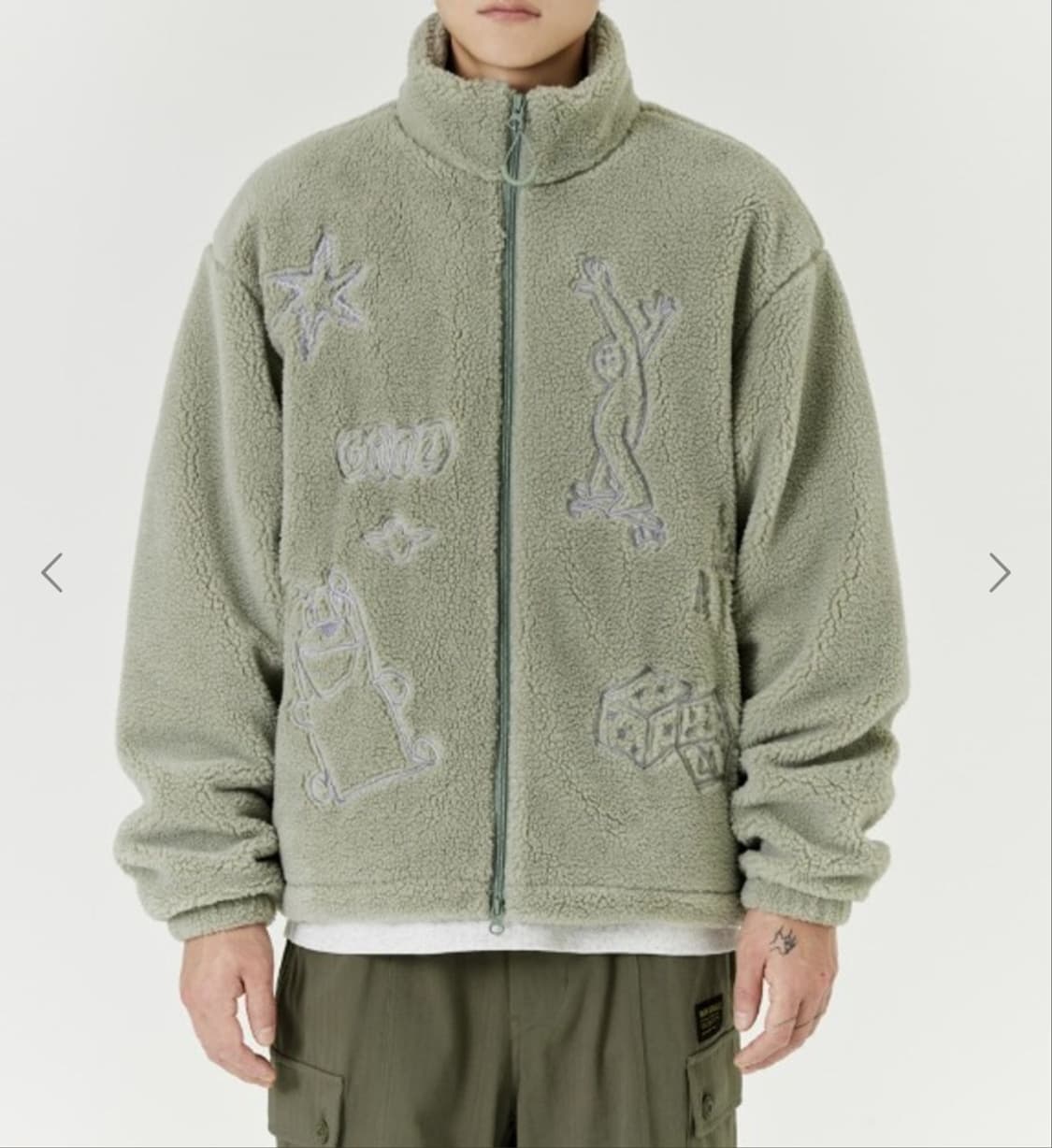 마크곤잘레스 후리스 집업 자켓 L 상품이미지3