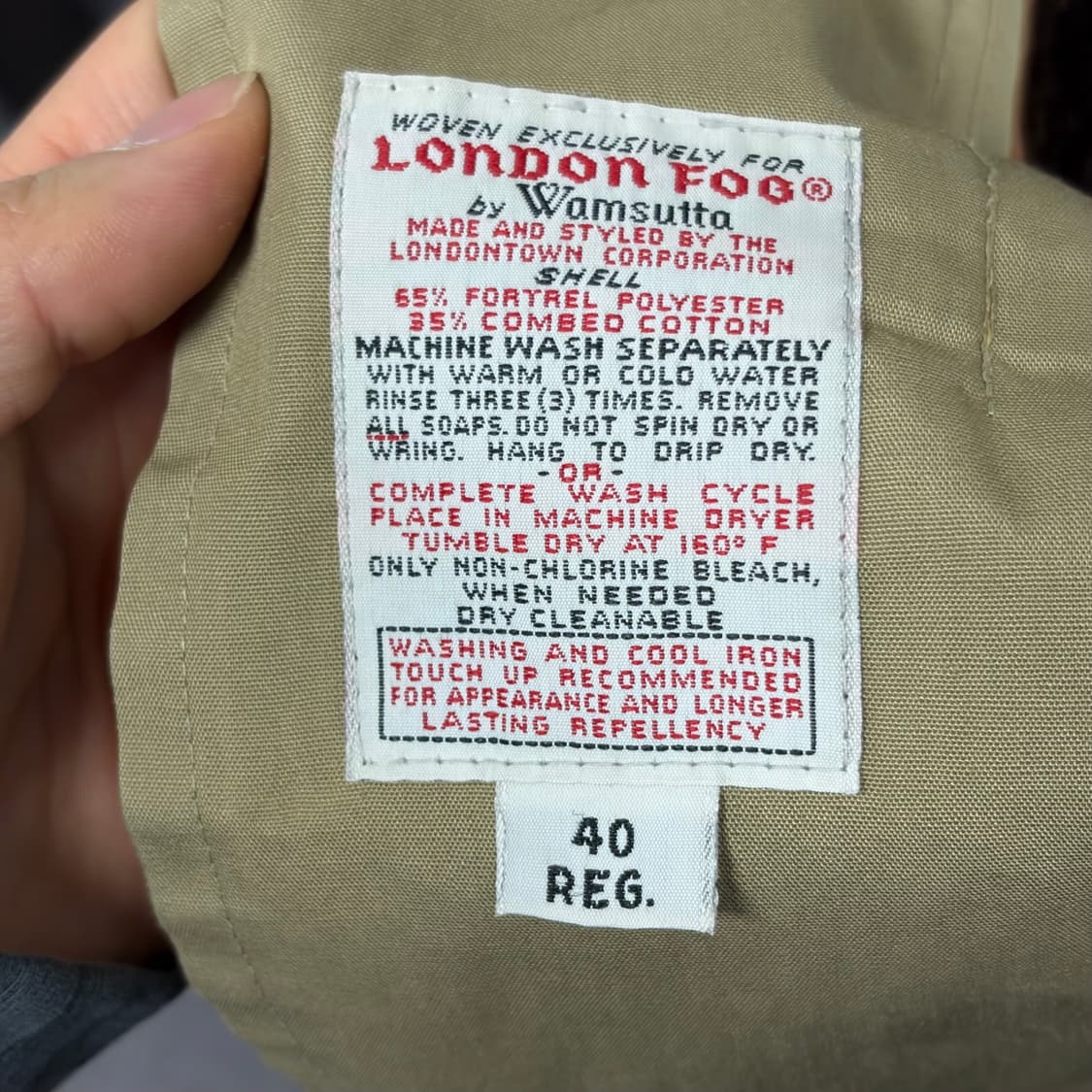 런던포그 코트 1  상품이미지4