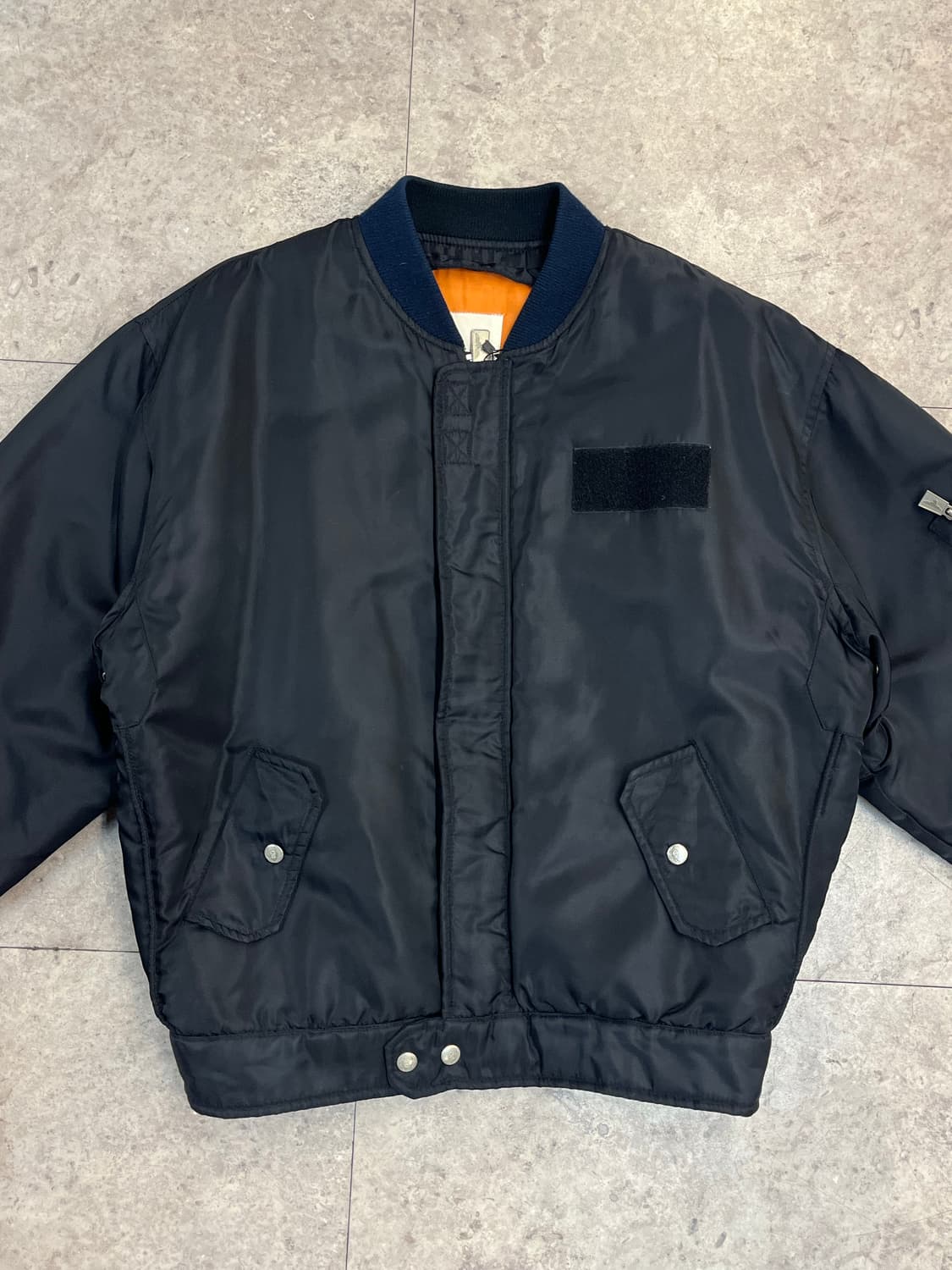 아메리칸 아웃도어 항공점퍼 블랙 XL #csz3640 상품이미지4