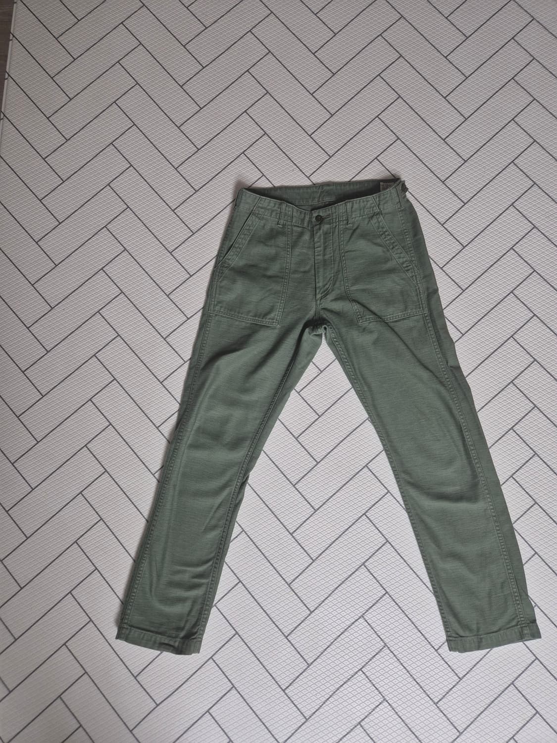 오어슬로우 퍼티그팬츠 orslow 2사이즈 슬림핏 상품이미지5