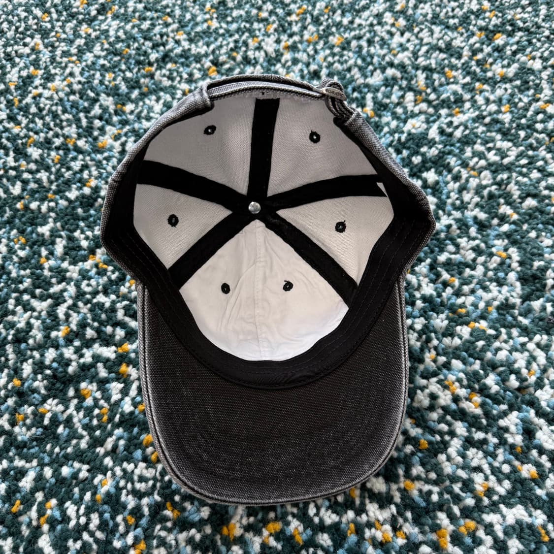 슈프림 로고 피그먼트 캡 2컬러 상품이미지5