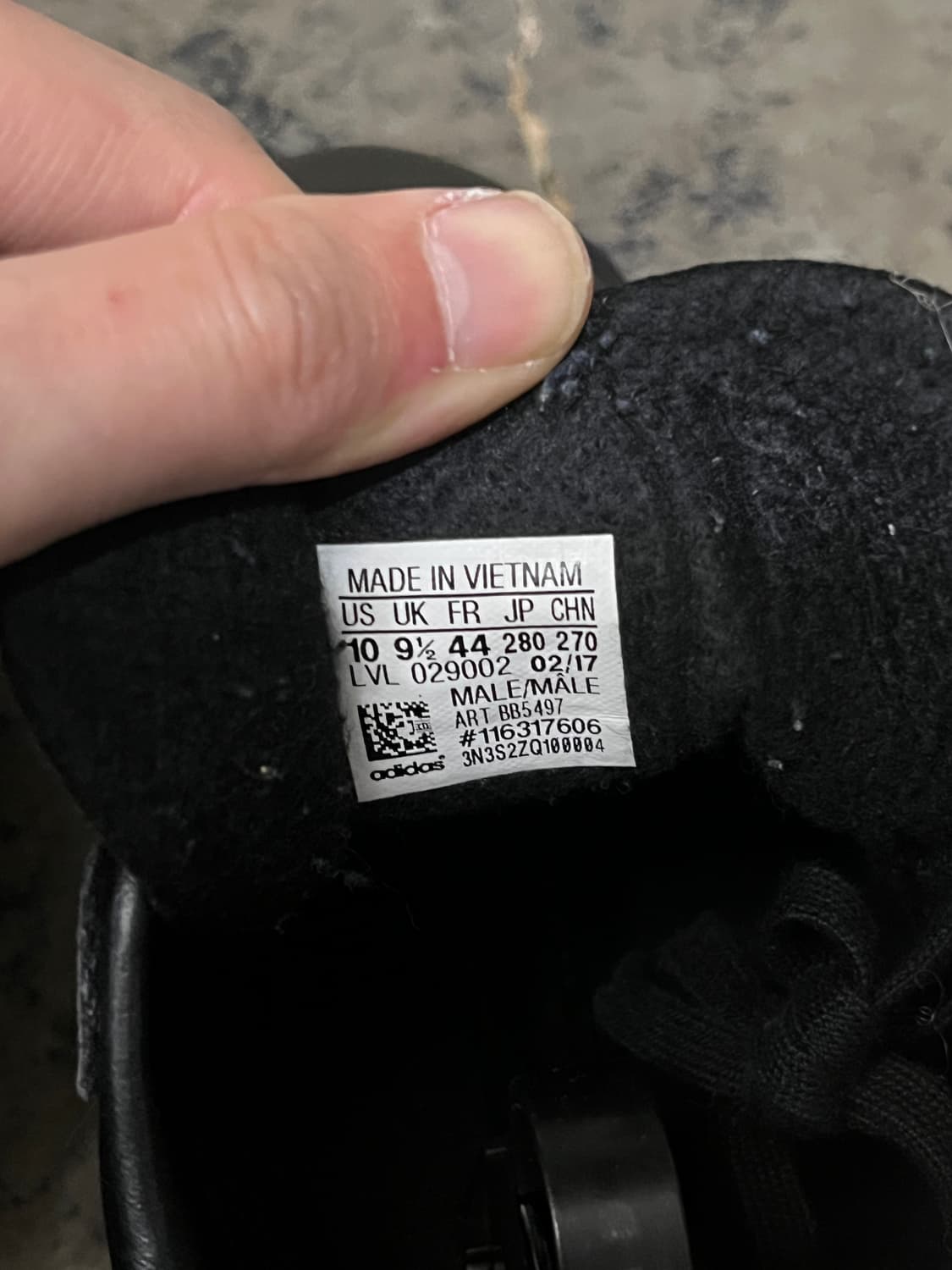 ADIDAS Gazelle Leather Black 상품이미지10