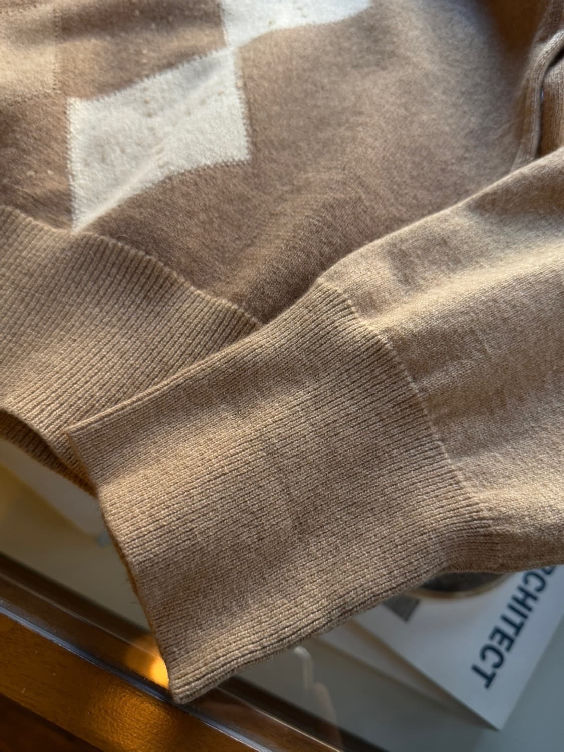 인타르시아 아가일 니트 남성100 상품이미지8